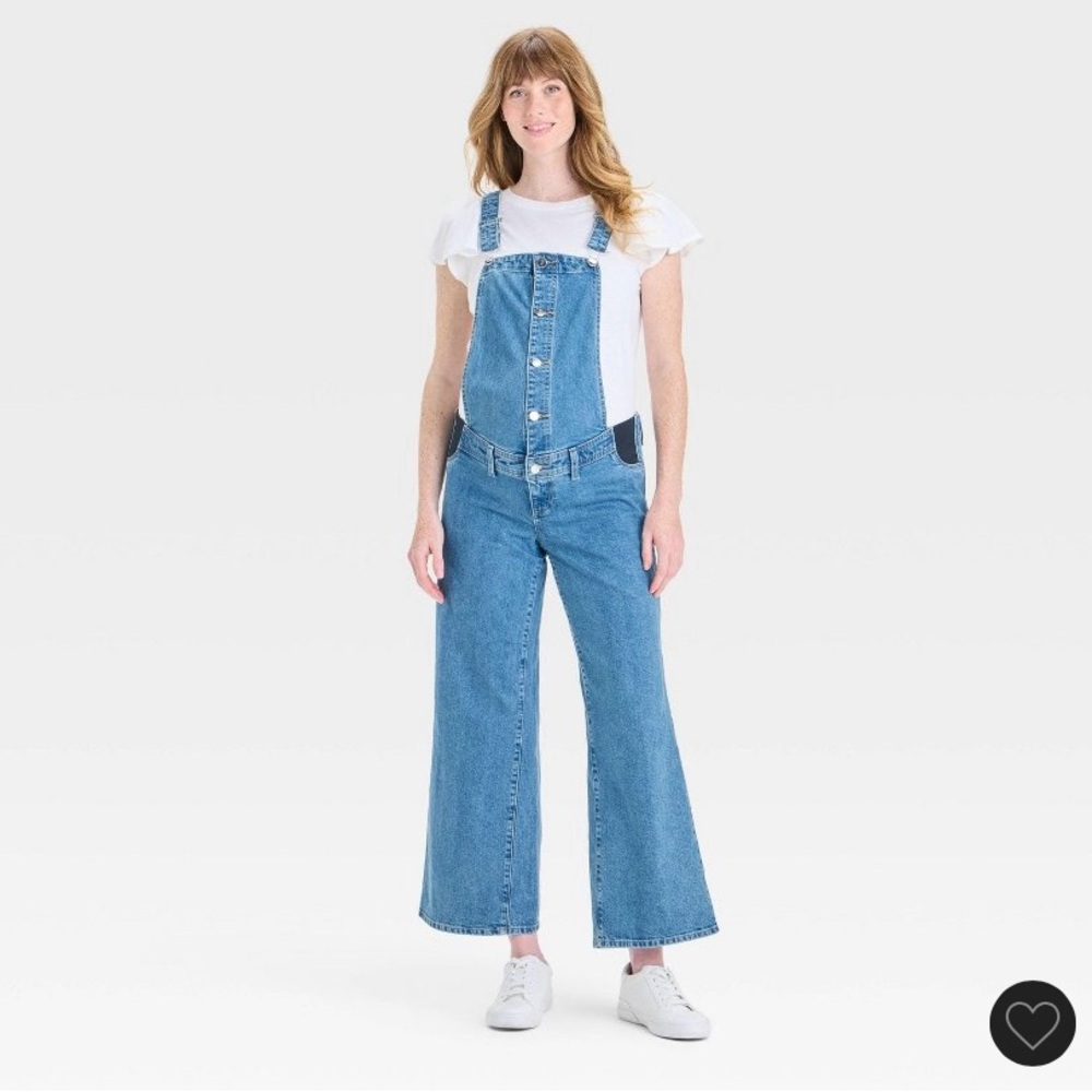 Women's Isabel by Ingrid & Isabel Maternity Size 8 Denim Overalls
